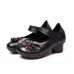 SOCOFY Leather Folkways Mid Heel Hook Loop Original Comfortable Retro Shoes SOCOFY Leather Folkways Mid Heel Hook Loop Original Comfortable Retro Shoes