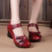 SOCOFY Leather Folkways Mid Heel Hook Loop Original Comfortable Retro Shoes SOCOFY Leather Folkways Mid Heel Hook Loop Original Comfortable Retro Shoes