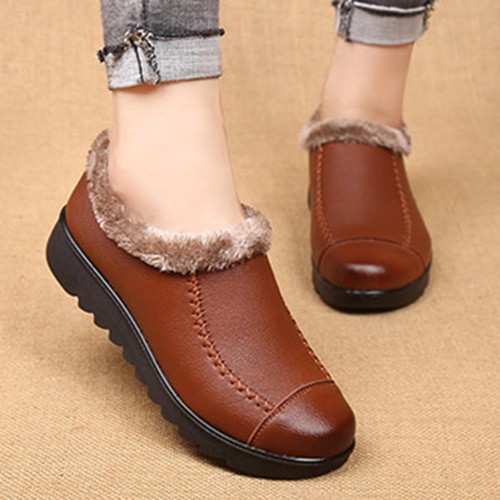 Plus Size Slip On Casual Comfortable Fur Snow Boots Plus Size Slip On Casual Comfortable Fur Snow Boots