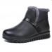 Winter Fur Warm Leather Slip On Snow Boots Winter Fur Warm Leather Slip On Snow Boots