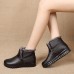Winter Fur Warm Leather Slip On Snow Boots Winter Fur Warm Leather Slip On Snow Boots