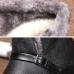 Winter Fur Warm Leather Slip On Snow Boots Winter Fur Warm Leather Slip On Snow Boots
