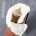 Women Solid Color Two Ways Wearing Zipper Warm Snow Boots Women Solid Color Two Ways Wearing Zipper Warm Snow Boots
