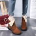 Women Solid Color Two Ways Wearing Zipper Warm Snow Boots Women Solid Color Two Ways Wearing Zipper Warm Snow Boots