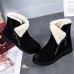 Women Solid Color Two Ways Wearing Zipper Warm Snow Boots Women Solid Color Two Ways Wearing Zipper Warm Snow Boots