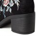Old Peking Embroidery Pattern Zipper Keep Warm Ankle Boots Old Peking Embroidery Pattern Zipper Keep Warm Ankle Boots