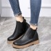 Women Round Toe Slip On Casual Winter Ankle Boots Women Round Toe Slip On Casual Winter Ankle Boots