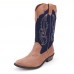 LOSTISY Stitching Western Cowboy Mid Calf Boots LOSTISY Stitching Western Cowboy Mid Calf Boots