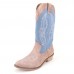 LOSTISY Stitching Western Cowboy Mid Calf Boots LOSTISY Stitching Western Cowboy Mid Calf Boots