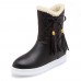 Warm Flat Platform Slip On Causal Soft Ankle Snow Boots Warm Flat Platform Slip On Causal Soft Ankle Snow Boots