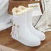 Warm Flat Platform Slip On Causal Soft Ankle Snow Boots Warm Flat Platform Slip On Causal Soft Ankle Snow Boots