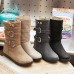 Women Casual Comfortable Double Breasted Mid-calf Boots Women Casual Comfortable Double Breasted Mid-calf Boots