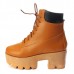 Lady Chunky Heel Platform Cut out StrappyBoots Lady Chunky Heel Platform Cut out StrappyBoots