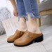 Casual Comfy Round Toe Slip On Women Ankle Boots Casual Comfy Round Toe Slip On Women Ankle Boots