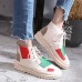 Lace Up Soft Bottom Stitching Ankle Boots For Women Lace Up Soft Bottom Stitching Ankle Boots For Women