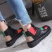 Lace Up Soft Bottom Stitching Ankle Boots For Women Lace Up Soft Bottom Stitching Ankle Boots For Women