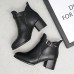 Pure Color Lining Buckle Chunky Heel Ankle Short Boots Pure Color Lining Buckle Chunky Heel Ankle Short Boots