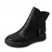 Flats Lace Up Round Toe Shoe Fashion Casual Leather Ankle Boots Flats Lace Up Round Toe Shoe Fashion Casual Leather Ankle Boots
