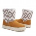 Women Winter Fur Lining Keep Warm Suede Ankle Snow Boots Women Winter Fur Lining Keep Warm Suede Ankle Snow Boots