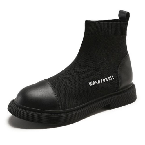 Women Ankle Boots Round Toe Comfortable Casual Knitted Shoes Women Ankle Boots Round Toe Comfortable Casual Knitted Shoes