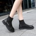 Women Ankle Boots Round Toe Comfortable Casual Knitted Shoes Women Ankle Boots Round Toe Comfortable Casual Knitted Shoes