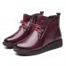 Casual Soft Lace Up Zipper Leather Ankle Warm Boots For Women Casual Soft Lace Up Zipper Leather Ankle Warm Boots For Women