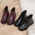 Casual Soft Lace Up Zipper Leather Ankle Warm Boots For Women Casual Soft Lace Up Zipper Leather Ankle Warm Boots For Women