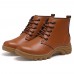 Women Outdoor Warm Winter Leather  Ankle Lace Up Boots Women Outdoor Warm Winter Leather  Ankle Lace Up Boots