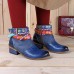 SOCOFY Women Handmade Weaving Strap Ankle Leather Boots SOCOFY Women Handmade Weaving Strap Ankle Leather Boots