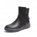 Women Zipper Slip On Casual Outdoor Ankle Short Boots Women Zipper Slip On Casual Outdoor Ankle Short Boots