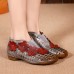 SOCOFY Genuine Leather Floral Handmade Hollow Out Retro Boots SOCOFY Genuine Leather Floral Handmade Hollow Out Retro Boots