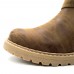 LOSTISY Casual Round Toe Buckle Zipper Mid Calf Boots LOSTISY Casual Round Toe Buckle Zipper Mid Calf Boots