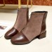 Women Boots Casual Chunky Heel Zipper Ankle Boots Women Boots Casual Chunky Heel Zipper Ankle Boots