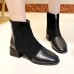 Women Boots Casual Chunky Heel Zipper Ankle Boots Women Boots Casual Chunky Heel Zipper Ankle Boots