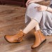 Retro Round Toe Genuine Leather Soft Warm Ankle Boots Retro Round Toe Genuine Leather Soft Warm Ankle Boots