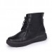 Lace Up Round Toe Fashion Leather Comfy Ankle Boots For Women Lace Up Round Toe Fashion Leather Comfy Ankle Boots For Women