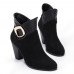 Women Chunky Heel Buckle Ankle Boots Women Chunky Heel Buckle Ankle Boots