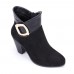 Women Chunky Heel Buckle Ankle Boots Women Chunky Heel Buckle Ankle Boots