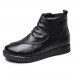 Round Toe Casual Soft Leather Ankle Boots Round Toe Casual Soft Leather Ankle Boots