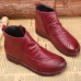Round Toe Casual Soft Leather Ankle Boots Round Toe Casual Soft Leather Ankle Boots