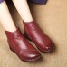 Round Toe Casual Soft Leather Ankle Boots Round Toe Casual Soft Leather Ankle Boots