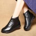 Round Toe Casual Soft Leather Ankle Boots Round Toe Casual Soft Leather Ankle Boots