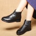 Round Toe Casual Soft Leather Ankle Boots Round Toe Casual Soft Leather Ankle Boots