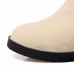 Large Size Buckle Furry Faux Fur Lining Flats Suede Mid-calf Boots Large Size Buckle Furry Faux Fur Lining Flats Suede Mid-calf Boots