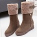 Buckle Zipper Warm Outdoor Platform Snow Boots Buckle Zipper Warm Outdoor Platform Snow Boots