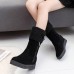 Buckle Zipper Warm Outdoor Platform Snow Boots Buckle Zipper Warm Outdoor Platform Snow Boots