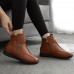 Women Casual Comfy Soft Pure Color Zipper Ankle Boots Women Casual Comfy Soft Pure Color Zipper Ankle Boots