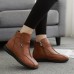 Women Casual Comfy Soft Pure Color Zipper Ankle Boots Women Casual Comfy Soft Pure Color Zipper Ankle Boots