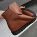 Women Casual Comfy Soft Pure Color Zipper Ankle Boots Women Casual Comfy Soft Pure Color Zipper Ankle Boots