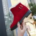 Women Snow Boots Buckle Lining Warm Casual Shoes Women Snow Boots Buckle Lining Warm Casual Shoes